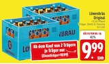 Original im Angebot bei EDEKA in Pocking Original Angebote von Löwenbräu bei EDEKA Pocking für 9,99 €