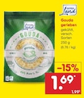 Gouda gerieben von Gutes Land für 1,69 € bei Netto Marken-Discount im Angebot Gouda gerieben von Gutes Land im aktuellen Netto Marken-Discount Prospekt