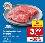 Aktuelles Schweine-Nacken-koteletts Angebot bei Netto Marken-Discount in Stuttgart ab 3,99 €