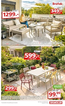 Gartenmöbel im Segmüller Prospekt "Gartenmöbel Fachzentrum" mit 24 Seiten (Darmstadt)
