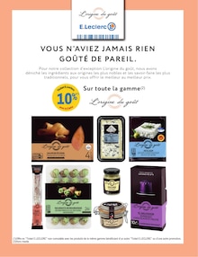 Catalogue E.Leclerc de la semaine 50, "Tout pour SE RÉGALER À PRIX E.LECLERC", page 2, 09/12/2025 - 20/12/2025 Prospectus E.Leclerc en cours, "Tout pour SE RÉGALER À PRIX E.LECLERC", page 2 sur 40