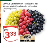 Premium Tafeltrauben hell kernlos im Angebot bei GLOBUS in Gera Premium Tafeltrauben hell kernlos Angebote von GLOBUS Gold bei GLOBUS Gera für 3,33 €