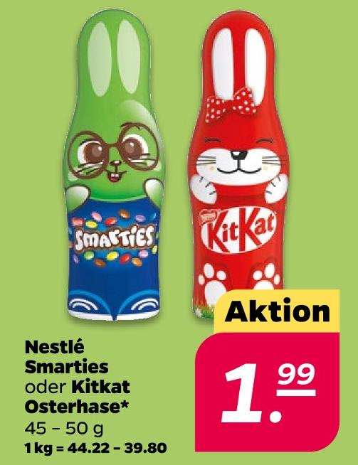 Smarties oder Kitkat Osterhase