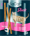 STICK AU SAUMON POUR CHAT SOCAT RIGA - RIGA en promo chez Auchan Hypermarché STICK AU SAUMON POUR CHAT SOCAT RIGA - RIGA dans le catalogue Auchan Hypermarché
