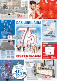 Ostermann Prospekt "Das Jubiläum – 75 Jahre OSTERMANN", 18 Seiten, 28.09.2024 - 04.10.2024