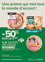 Prix et réduction Sodebo dans le prospectus Carrefour Proximité en cours Offre Sodebo dans le catalogue Carrefour Proximité du moment à la page 4