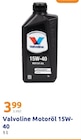 Motoröl 15W-40 Angebote von Valvoline bei Action Regensburg für 3,99 €