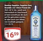 Aktuelles Bombay Sapphire Angebot bei GLOBUS in Erlangen ab 16,59 €