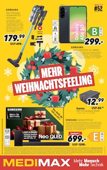 MEDIMAX Prospekt Geldern "MEHR WEIHNACHTSFEELING" mit 8 Seiten