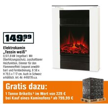 Elektrokamin „Tessin weiß“ bei OBI in Dreieich Elektrokamin „Tessin weiß“ im Angebot bei OBI Dreieich für 149,99 €