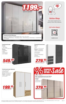 Kleiderschrank im Möbel AS Prospekt "CLEVER SPAREN. STILVOLL WOHNEN." mit 16 Seiten (Heidelberg)