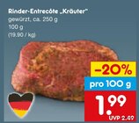 Aktuelles Rinder-Entrecôte Kräuter Angebot bei Netto Marken-Discount in Ingolstadt ab 1,99 €