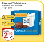 Aktuelle Ritter Sport Angebote bei GLOBUS in Siegen (Universitätsstadt) Aktuelles Vollmilch Angebot bei GLOBUS in Siegen (Universitätsstadt) ab 2,19 €