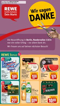 Aktueller REWE Prospekt (Berlin) REWE Prospekt "Dein Markt" mit Seiten (Berlin)