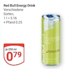 Energy Drink im Angebot bei GLOBUS in Trier Energy Drink Angebote von Red Bull bei GLOBUS Trier für 0,79 €