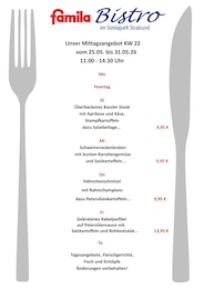 Supermarkt Prospekt von famila Nordost Stralsund famila Nordost Prospekt: "Aktuelle Angebote", 1 Seite, 26.05.2026 - 30.05.2026
