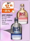 for him oder for her von Just Cavalli für 12,95 € bei Müller im Angebot for him oder for her von Just Cavalli im aktuellen Müller Prospekt