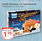 Zimtsterne-Eis von Cristallo im aktuellen GLOBUS Prospekt