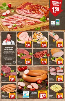 Mettwurst im aktuellen REWE Prospekt (Braunschweig) Mettwurst im REWE Prospekt "Dein Markt" mit 40 Seiten (Braunschweig)