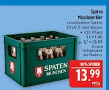Bier Angebote von Spaten München bei Marktkauf Zeitz für 13,99 €