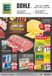 Aktueller EDEKA Supermarkt Prospekt in Nordhorn und Umgebung, "Aktuelle Angebote" mit 24 Seiten, 15.04.2024 - 20.04.2024
