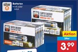 Super Energy Batterien AA im Angebot bei Netto Marken-Discount in Oberhausen Super Energy Batterien AA Angebote von Star bei Netto Marken-Discount Oberhausen für 3,99 €