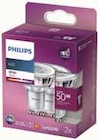 Led 50W spot GU10 blanc - PHILIPS en promo chez Intermarché Saint-Maur-des-Fossés à 5,99 €