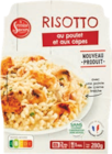 Risotto au poulet et aux cèpes - LA CUISINE DES SAVEURS en promo chez Aldi Risotto au poulet et aux cèpes - LA CUISINE DES SAVEURS dans le catalogue Aldi
