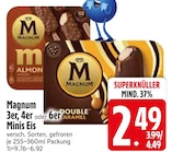 Minis Eis von Magnum im aktuellen EDEKA Prospekt für 2,49 €