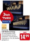 Christmas LED Balkonvorhang im Angebot bei E center in Neunkirchen Christmas LED Balkonvorhang Angebote von DEKOR bei E center Neunkirchen für 14,99 €