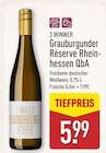 Grauburgunder Réserve Rheinhessen QbA von 3 WINNER im aktuellen ALDI Nord Prospekt für 5,99 €