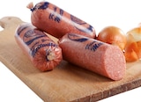 Frische Zwiebelmettwurst im Angebot bei REWE in Soest Frische Zwiebelmettwurst Angebote bei REWE Soest für 1,59 €