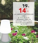 Promo La lampe d’extérieure led à 14,99 € dans le catalogue Stokomani à Champniers