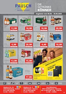 Bitburger im Getränkefachmarkt Rausch Prospekt "DIE GETRÄNKEKÖNNER" mit 2 Seiten (Gießen)