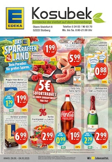 Aktueller EDEKA Prospekt "Aktuelle Angebote" Seite 1 von 24 Seiten für Stolberg