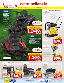 Rasenmäher im Netto Marken-Discount Prospekt "Aktuelle Angebote" mit 61 Seiten (Aachen)