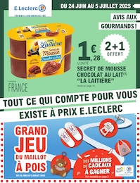 Prospectus E.Leclerc à Grandvilliers, "TOUT CE QUI COMPTE POUR VOUS EXISTE À PRIX E.LECLERC", 32 pages, 24/06/2025 - 05/07/2025