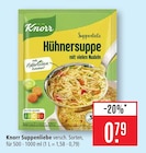 Suppenliebe Hühnersuppe mit vielen Nudeln Angebote von Knorr bei Marktkauf Nürtingen für 0,79 €