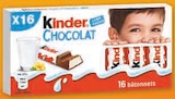 Barres chocolatées - KINDER en promo chez U Express Lyon à 1,10 €