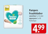 Pampers Feuchttücher Angebote bei famila Nordost Stralsund für 4,99 €