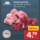 Gulasch gemischt von Gut Ponholz im aktuellen Netto Marken-Discount Prospekt für 4,79 €