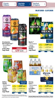 Becks im aktuellen METRO Prospekt (Remscheid) Becks im METRO Prospekt "Wochenangebote" mit 53 Seiten (Remscheid)