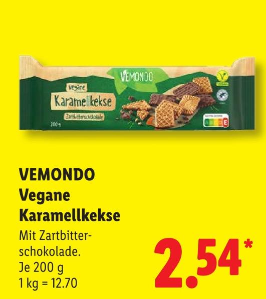 Vegane Karamellkekse