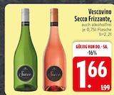 Secco Frizzante von Vescovino im aktuellen EDEKA Prospekt für 1,66 €