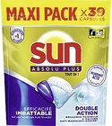 Capsules lave-vaisselle Absolu + bicarbonate* - SUN Caps en promo chez Casino Supermarchés Échirolles à 10,49 €