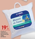 Oreiller à mémoire de forme percale à Maxi Bazar dans Lorgues