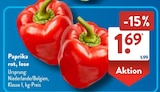 ALDI SÜD - Paprika rot, lose Angebot im Prospekt Paprika rot, lose bei ALDI SÜD im Prospekt "" für 1,69 €