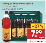 Berliner Fassbrause von Spreequell für 7,99 € bei Netto Marken-Discount im Angebot Berliner Fassbrause von Spreequell im aktuellen Netto Marken-Discount Prospekt