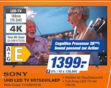 UHD LED TV XR75X90LAEP Angebote von Sony bei expert Leutkirch für 1.399,00 €