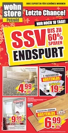 wohnstore Petzold Prospekt für Lübben mit 10 Seiten wohnstore Petzold Prospekt "SSV ENDSPURT BIS ZU 60% SPAREN" für Lübben, 10 Seiten, 25.07.2026 - 15.08.2026